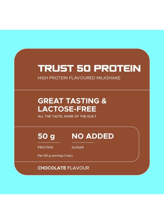 USN Trust 50 Protein Milkshake Chocolate Flavor, 500Ml - Image 5
